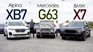 3 Super SUVs, 1 Winner | Alpina XB7, Mercedes G63 and BMW X7 Exhaust Sounds