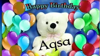 Happy birthday Aqsa #happy birthday Aqsa song