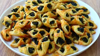 I'm Giving You the Secret of the Spinach Puff Pastry That My Mother Has Kept for 40 Years.❗ quick