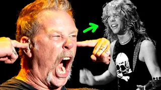 James Hetfield can't stand his early vocals in (RARE)