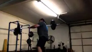 Iron Tamer Dave Whitley 145lb barbell bent press