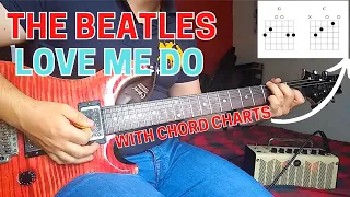 The Beatles - Love Me Do Guitar Lesson (w Harmonica for guitar!)