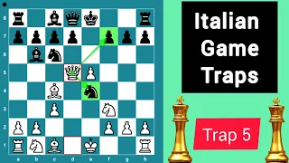 Italian Game: Trap 5 | Knight trap | Chess Opening traps | Chess addict