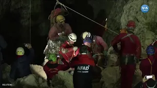 Amerikalı mağaracı günler sonra bin metre derinlikten kurtarıldı| VOA Türkçe