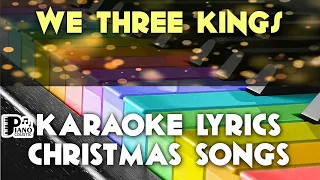 WE THREE KINGS CHRISTMAS SONGS KARAOKE LYRICS VERSION PSR S975