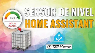 Sensor de nivel de agua, gasoil o sal con Home Assistant