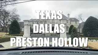 Driving Tour Texas Dallas Preston Hollow Neighborhood Bars, Restaurants, Coffee Shops, and Parks