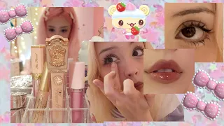 ੈ♡˳ casual living doll/irl doll makeup tutorial ੈ♡˳ everyday makeup for princesses w/ rain sounds