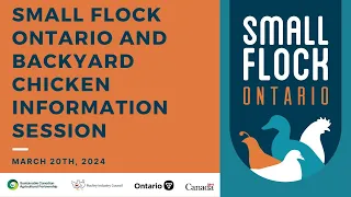 Small Flock Ontario Municipal Bylaw Focused Webinar HPAI