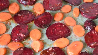 Beetroot and carrots. I make this recipe once a week. Simple and delicious!