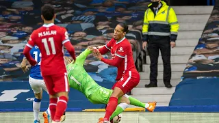 Virgil van Dijk la blessure contre Everton  17/10/2020