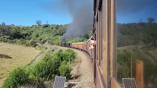 R766 & 5917, on the Picnic Train to Goulburn, approaching Picton tunnel.