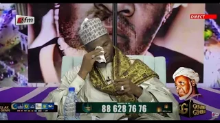 Cheikh Ibrahima Ba craque et fonds en larmes en racontant une des histoires de Baye Niass