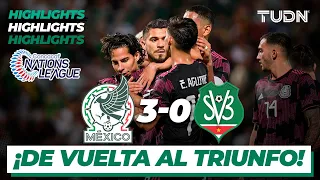 Resumen y goles | México 3-0 Surinam | Nations League 2022 | TUDN