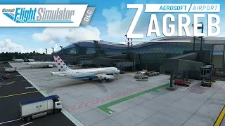 Aerosoft Airport Zagreb - MSFS DLC | Official Trailer | Aerosoft