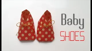 Origami Paper Art - How to Make Baby Shoes