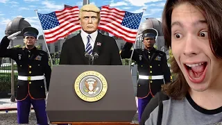 JOGANDO GTA 5 COMO O PRESIDENTE DOS ESTADOS UNIDOS!!