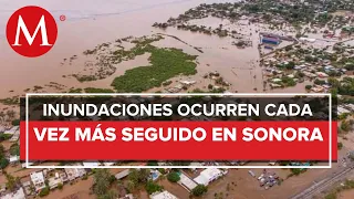 Inundaciones dejan miles de damnificados en Sonora