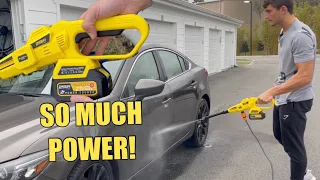 Cordless pressure washer! Review and test.