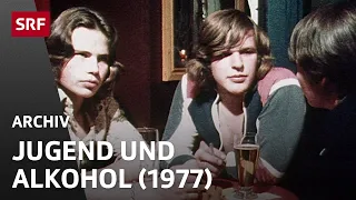 Jugend und Alkohol | Reportage zu Alkoholsucht 1977 | SRF Archiv