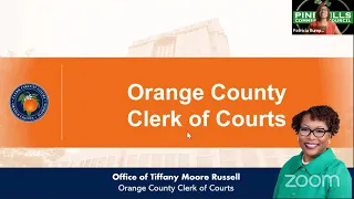 August 2021 - Guest Speaker: Clerk of Court Tiffany Moore Russell