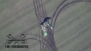 Russian kamikaze drone strikes Ukrainian air defence installation