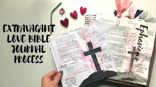 Extravagant Love Bible Journaling Process | Creative Faith & Co.