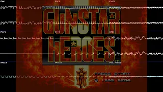 Gunstar Heroes (Mega Drive/Genesis) - Full Oscilloscope View