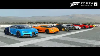 World's Greatest Hypercars Drag Race | Forza Motorsport 7