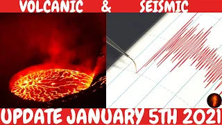 Volcanic & Seismic Activity Update from January 5th 2021! Kilauea's Lava Lake, Etna erupts + more!