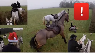 Xmas Eve Special - Trail Riding over some Big Hedges on My Irish Draught | Equestrian