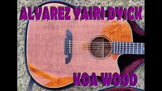 Alvarez Yairi DY1CK acoustic electric guitar.