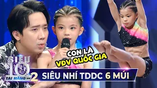 Bé gái 9 tuổi 'GÂY SỐT' với 'CƠ BỤNG 6 MÚI' khiến Trấn Thành, Hari Won trầm trồ | Tập 10 Super 10