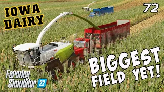 Can the workers handle our FINAL & LARGEST field of corn silage? - IOWA DAIRY UMRV EP72 - FS22