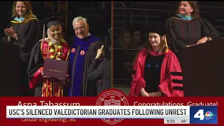 USC's silenced valedictorian Asna Tabassum graduates following unrest