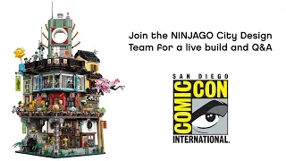 San Diego Comic-Con Live Build and Q&A with LEGO Designer Team of NINJAGO City 70620