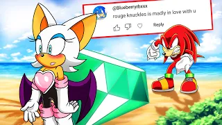 Knuckles Gave Rouge the Master Emerald?! - Knuxouge (Knuckles x Rouge) Q&A Sonic Animation