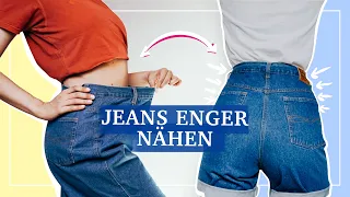 Jeans einfach enger nähen! Schritt für Schritt und für AnfängerInnen I Näh-Basics #3