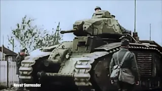 French Army of WW2 | Colour | Footage