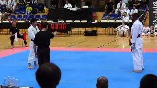 6th World Cup KWF Kumite Masamichi Otsuka (Round 4) (part 2)