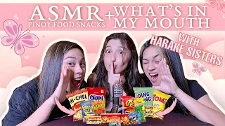 ASMR What's In My Mouth PINOY SNACKS ft. Zeinab and Rana Harake (Turn on CC for subtitles)