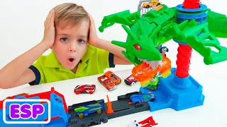 Vlad y Niki simulan jugar Ultimate Garage | Hot Wheels City