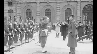 King Gustaf VI Adolf of Sweden 70 year birthday in 1952