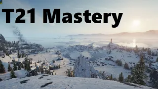 World of Tanks | T21 Mastery on Glacier