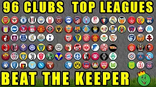 96 Clubs Beat The Keeper Marble Race / Marble Race King