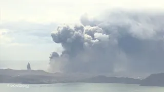 Taal Volcano In Philippines Erupting