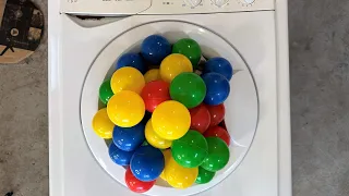 Experiment - Balls are Everywhere  -  even in a Washing Machine