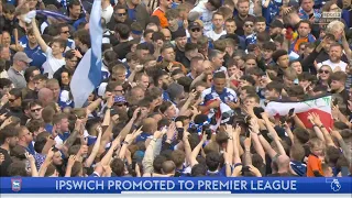 Ipswich Town Fans INSANE CELEBRATIONS after getting Promoted to Premier League !