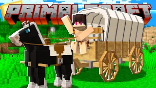 FIZ UMA CARROÇA PRIMITIVA!!! / PRIMALCRAFT #06