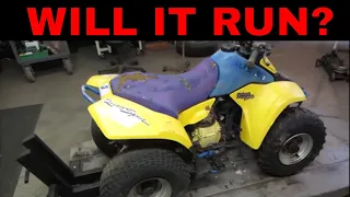 FREE Junked Suzuki ATV 80 From The Side Of The Road.